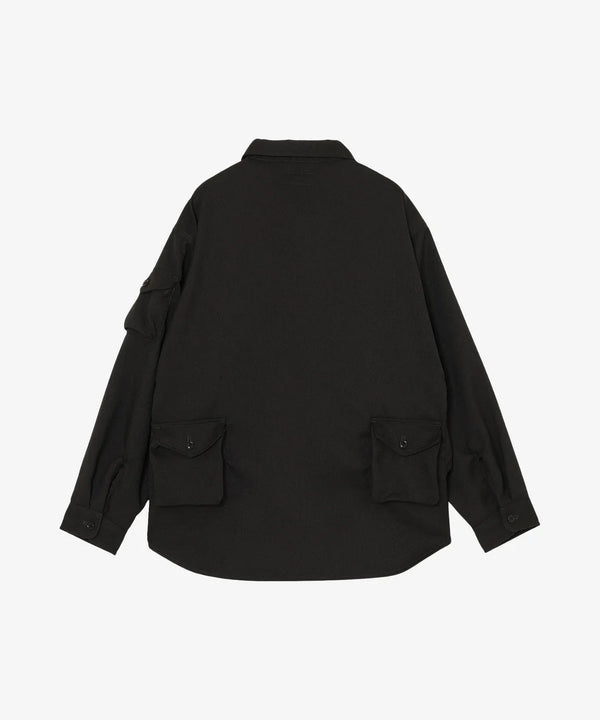 【MODMNT|モドメント】T/TWEED UTILITY CPO SHIRT/T/ツイードユーティリティーCOPシャツ(GRAY,BLACK) - STREAM【MODMNT|モドメント】T/TWEED UTILITY CPO SHIRT/T/ツイードユーティリティーCOPシャツ(GRAY,BLACK)STREAMBLACKS