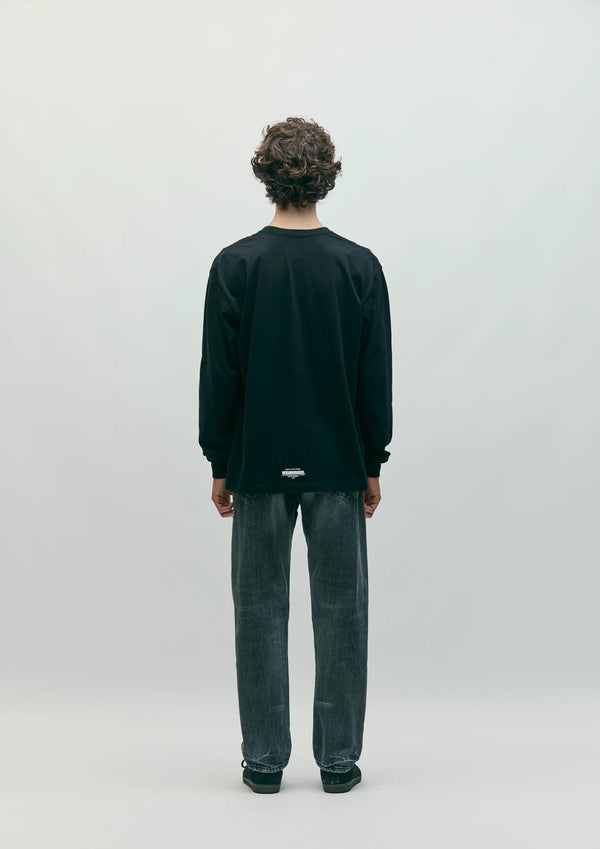 【NEIGHBORHOOD|ネイバーフッド】BLACK DENIM WASHED SLIM STRAIGHT PANTS/ブラックデニムウォッシュドスリムストレートパンツ(BLACK) - STREAM【NEIGHBORHOOD|ネイバーフッド】BLACK DENIM WASHED SLIM STRAIGHT PANTS/ブラックデニムウォッシュドスリムストレートパンツ(BLACK)STREAMBLACKS