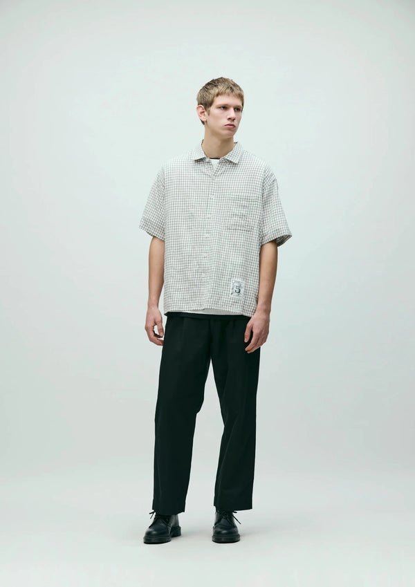 【NEIGHBORHOOD|ネイバーフッド】BW . CHECK SHIRT SS/BW . チェックシャツ SS(BLACK,WHITE)
