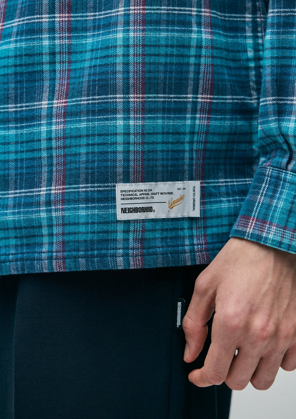 【NEIGHBORHOOD|ネイバーフッド】CLAN TARTAN CHECK SHIRT LS/クランタータンチェックシャツ LS(GRAY,GREEN,PURPLE) - STREAM【NEIGHBORHOOD|ネイバーフッド】CLAN TARTAN CHECK SHIRT LS/クランタータンチェックシャツ LS(GRAY,GREEN,PURPLE)STREAMGREENS