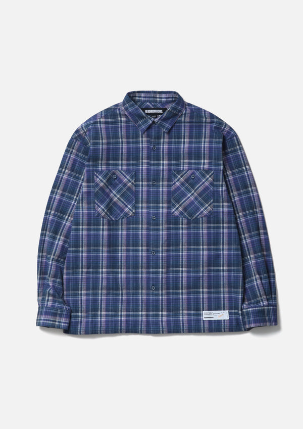 【NEIGHBORHOOD|ネイバーフッド】CLAN TARTAN CHECK SHIRT LS/クランタータンチェックシャツ LS(GRAY,GREEN,PURPLE) - STREAM【NEIGHBORHOOD|ネイバーフッド】CLAN TARTAN CHECK SHIRT LS/クランタータンチェックシャツ LS(GRAY,GREEN,PURPLE)STREAMPURPLES