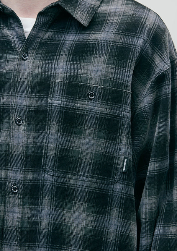 【NEIGHBORHOOD|ネイバーフッド】CORDUROY CHECK SHIRT LS /コーデュロイチェックシャツ LS(BLUE,GRAY) - STREAM【NEIGHBORHOOD|ネイバーフッド】CORDUROY CHECK SHIRT LS /コーデュロイチェックシャツ LS(BLUE,GRAY)STREAMGRAYM