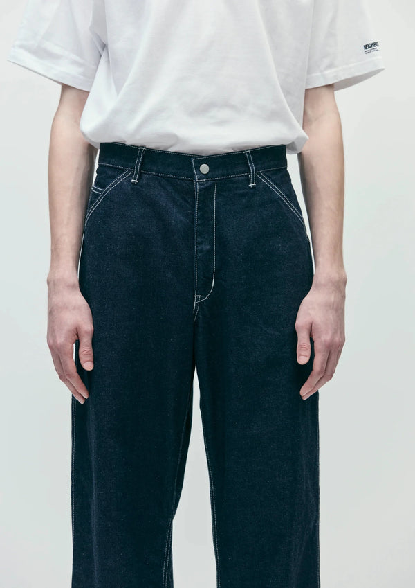 【NEIGHBORHOOD|ネイバーフッド】DENIM PAINTER PANTS /デニムペインターパンツ(INDIGO,BLACK) - STREAM【NEIGHBORHOOD|ネイバーフッド】DENIM PAINTER PANTS /デニムペインターパンツ(INDIGO,BLACK)STREAMINDIGOM