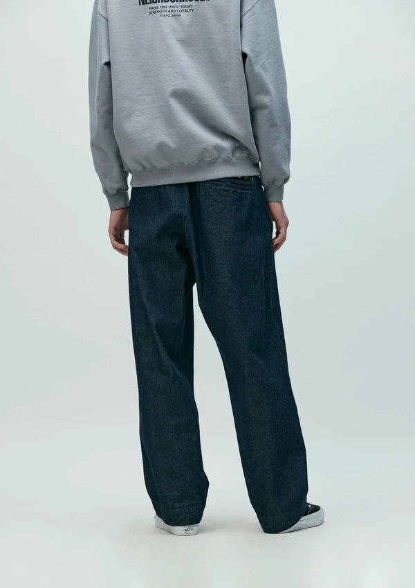 【NEIGHBORHOOD|ネイバーフッド】DENIM TUCK PANTS/デニムタックパンツ(INDIGO) - STREAM【NEIGHBORHOOD|ネイバーフッド】DENIM TUCK PANTS/デニムタックパンツ(INDIGO)STREAMINDIGOM