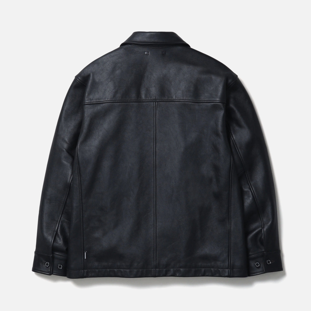 美品✨　ネイバーフッド　neighborhood ピーコート　レザー　ブラック NEIGHBORHOOD|ネイバーフッド LEATHER CAR COAT/レザーカー