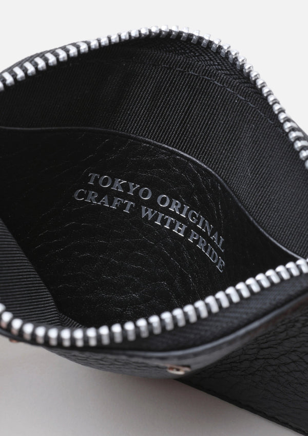 LEATHER COIN CASE
COLOR:BLACK