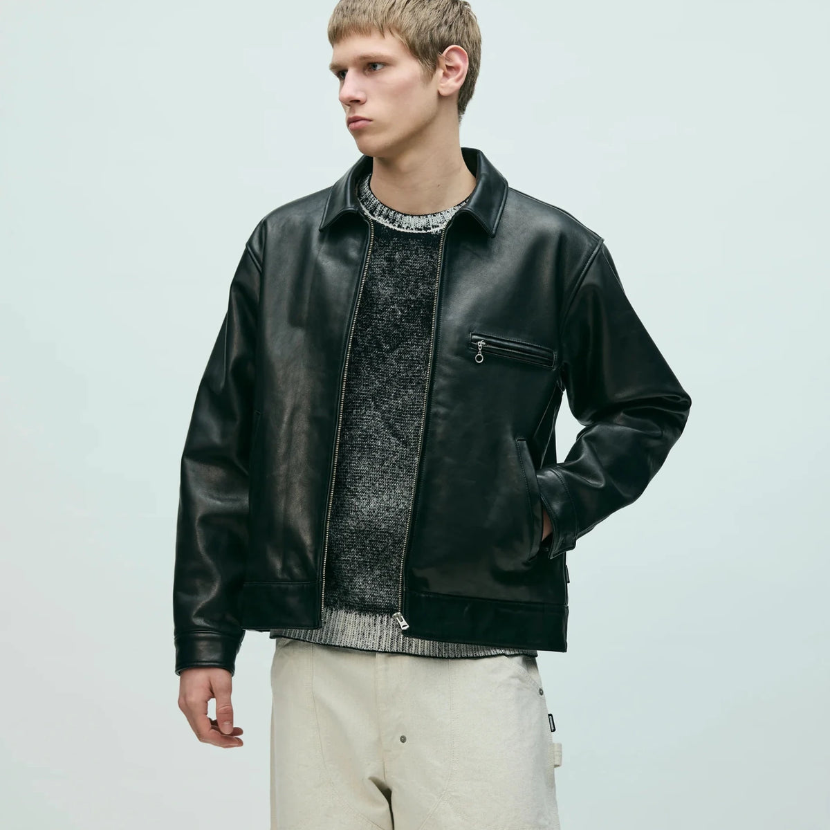 NEIGHBORHOOD|ネイバーフッド LEATHER SPORTS JACKET/レザースポーツ