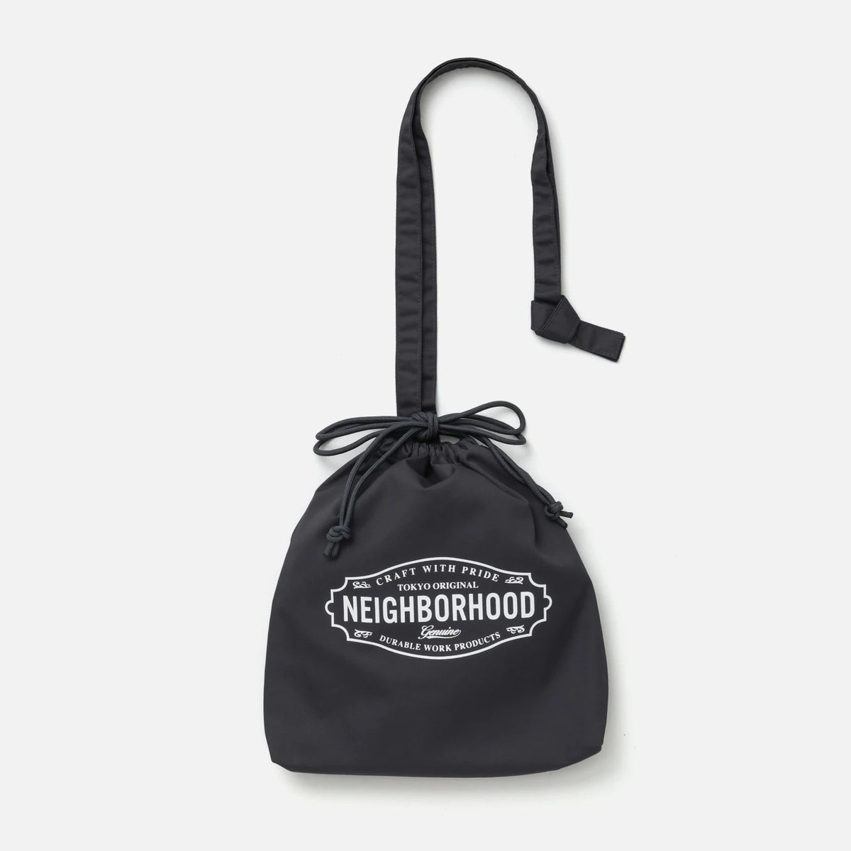 NEIGHBORHOOD|ネイバーフッド LOGO DRAWSTRING BAG/ロゴドロー