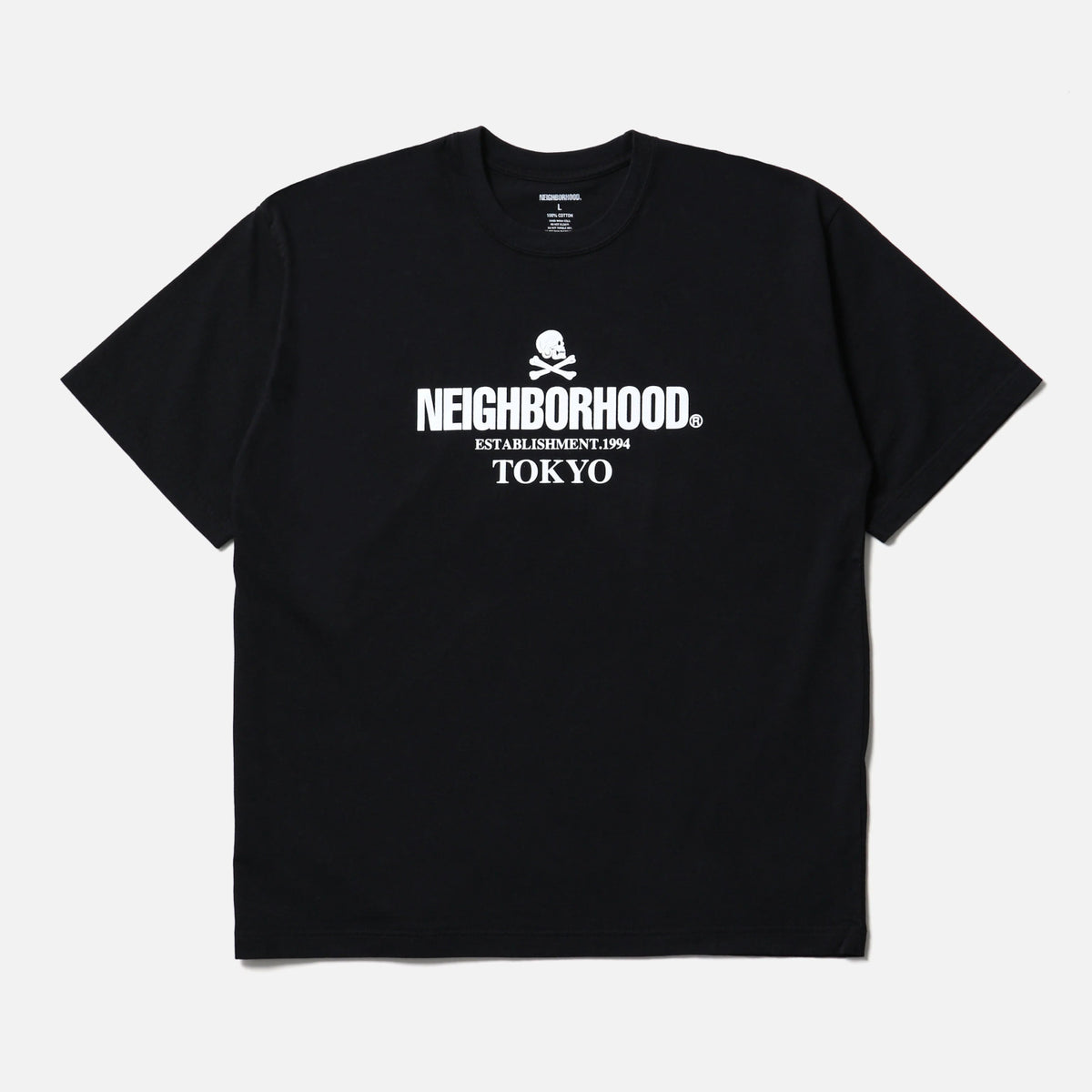NH 251 SPOT TEE SS - スタイリッシュなTシャツ - ホワイト ネイビー