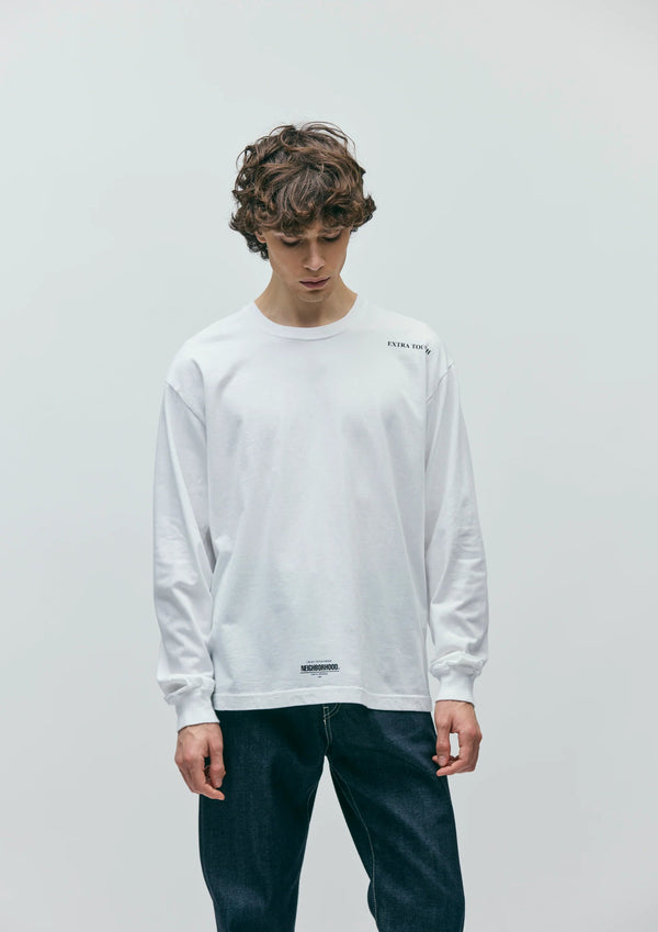 【NEIGHBORHOOD|ネイバーフッド】NH . TEE LS - 7 (WHITE,BLACK) - STREAM【NEIGHBORHOOD|ネイバーフッド】NH . TEE LS - 7 (WHITE,BLACK)STREAMBLACKM