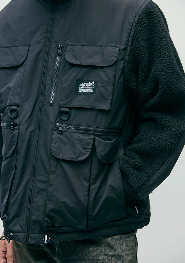 【NEIGHBORHOOD|ネイバーフッド】NH X EDDIE BAUER . FLEECE FISHING JACKET/NH Xエディーバウアー.フリースフィッシングジャケット(BLACK) - STREAM【NEIGHBORHOOD|ネイバーフッド】NH X EDDIE BAUER . FLEECE FISHING JACKET/NH Xエディーバウアー.フリースフィッシングジャケット(BLACK)STREAMBLACKS