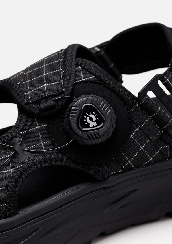 【NEIGHBORHOOD|ネイバーフッド】NH X RIG FOOTWEAR . REFLECTIVE SANDAL/NH X リグフットウェアー . リフレクティブサンダル(BLACK)