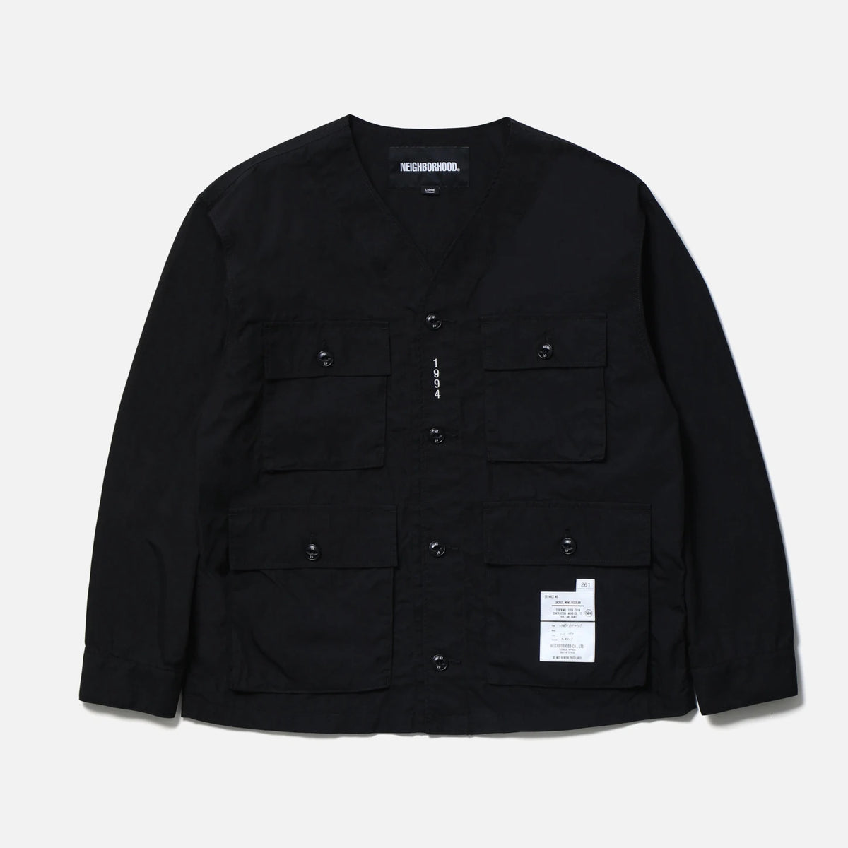 NEIGHBORHOOD|ネイバーフッド NO COLLAR UTILITY JACKET 公式 NEIGHBORHOOD|ネイバーフッド NO COLLAR UTILITY JACKET 公式