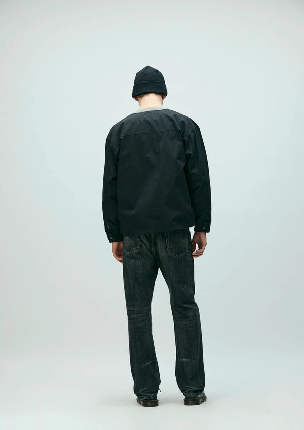 NO COLLAR UTILITY JACKET