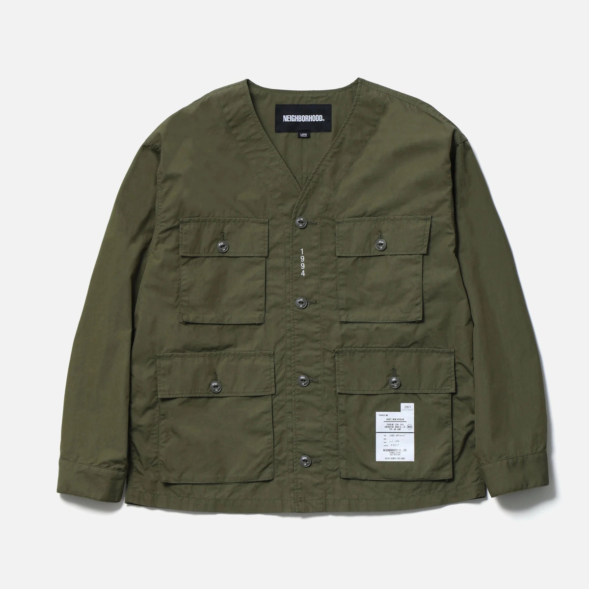 NEIGHBORHOOD|ネイバーフッド NO COLLAR UTILITY JACKET 公式