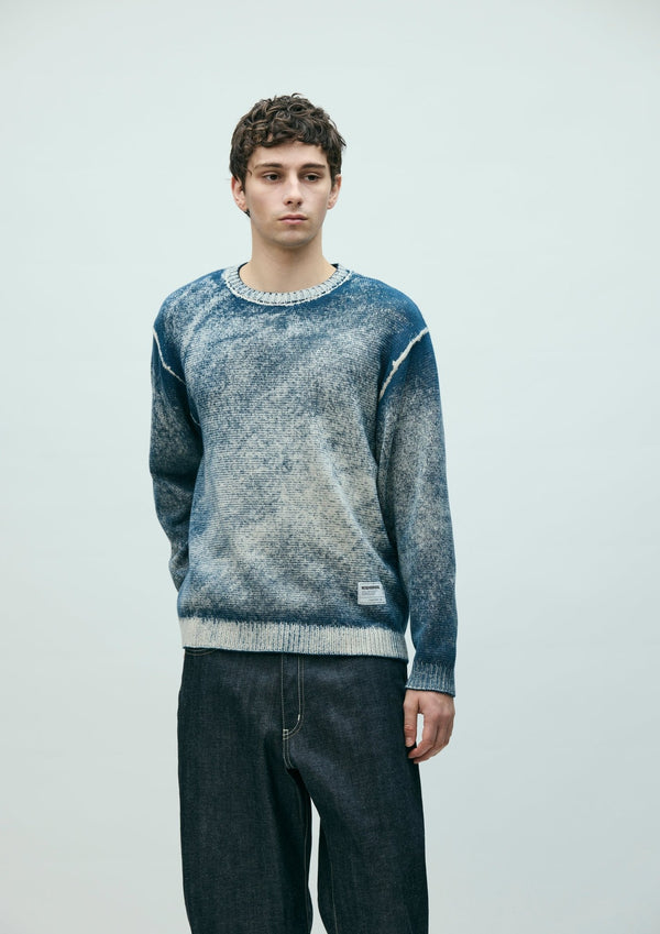 PIGMENT BLEED CREWNECK SWEATER