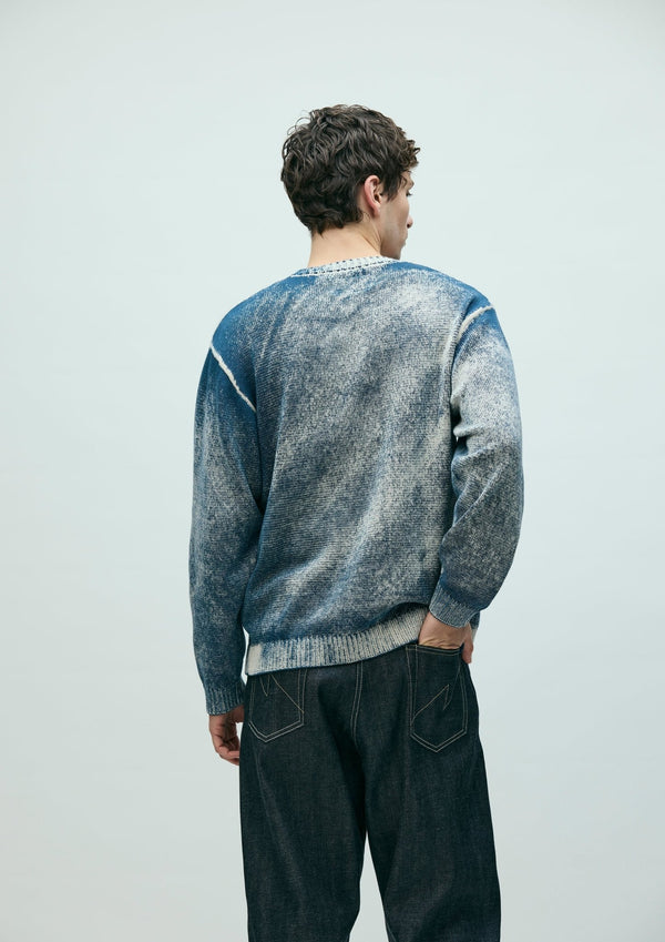 PIGMENT BLEED CREWNECK SWEATER