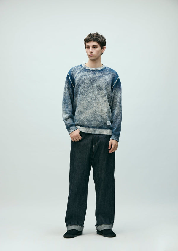 PIGMENT BLEED CREWNECK SWEATER