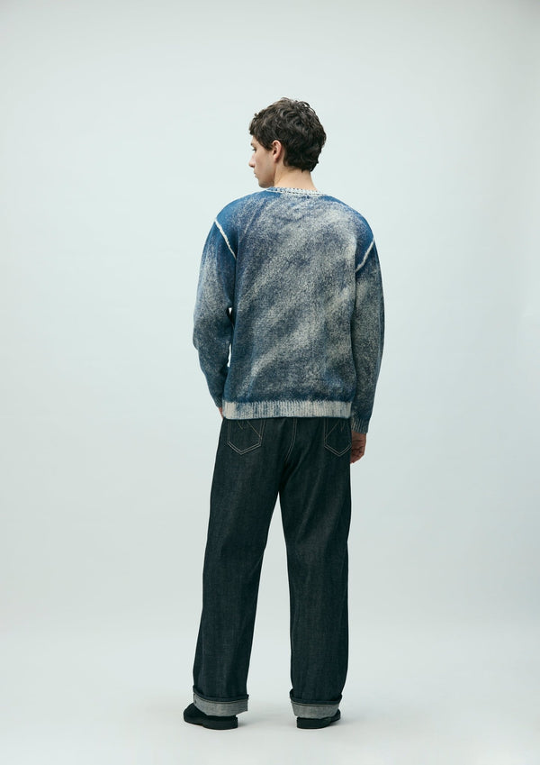 PIGMENT BLEED CREWNECK SWEATER