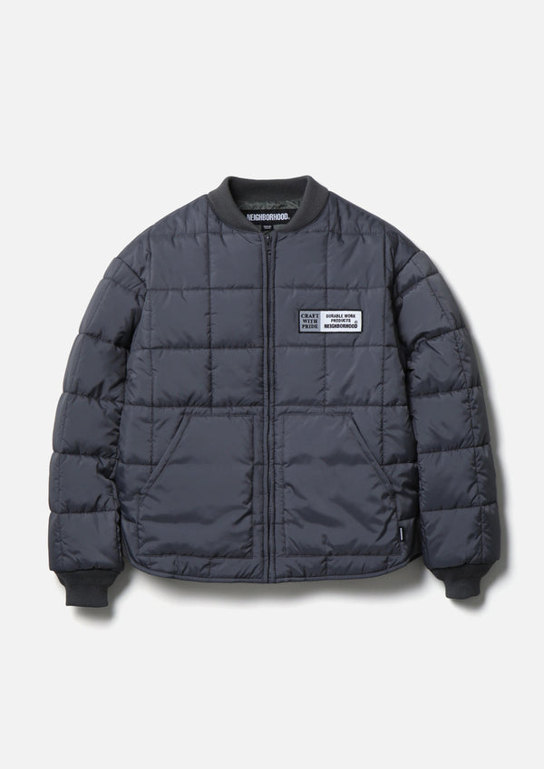 【NEIGHBORHOOD|ネイバーフッド】REVERSIBLE PADDED JACKET/リバーシブルパテッドジャケット(BLACK,GRAY) - STREAM【NEIGHBORHOOD|ネイバーフッド】REVERSIBLE PADDED JACKET/リバーシブルパテッドジャケット(BLACK,GRAY)STREAMGRAYM