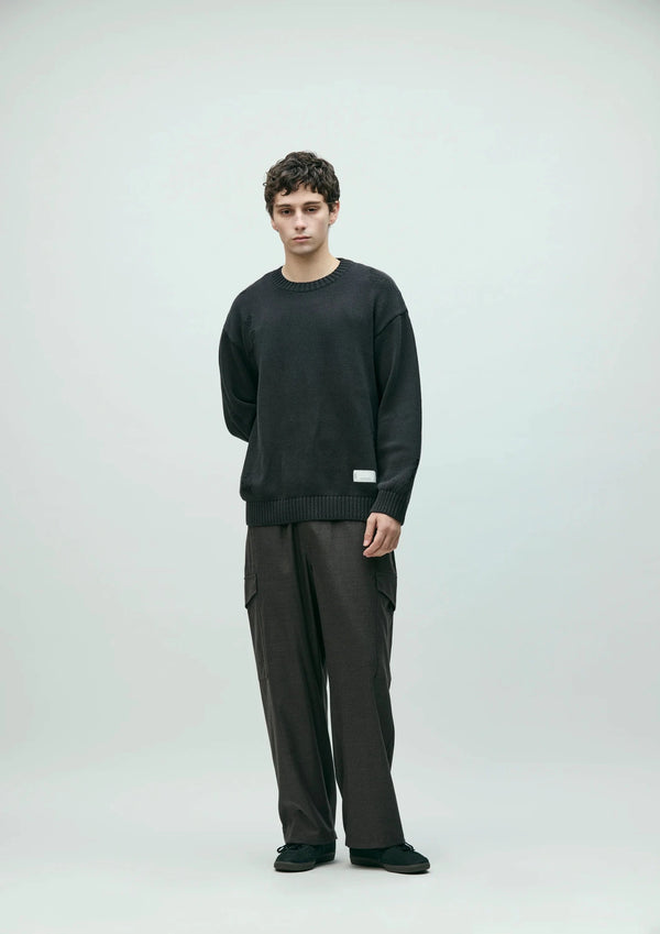【NEIGHBORHOOD|ネイバーフッド】SAVAGE CREWNECK SWEATER/サベージクルーネックセーター (BLACK,CHACOAL) - STREAM【NEIGHBORHOOD|ネイバーフッド】SAVAGE CREWNECK SWEATER/サベージクルーネックセーター (BLACK,CHACOAL)STREAMBLACKM