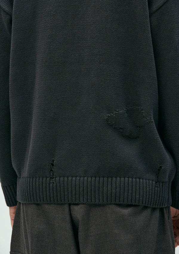 【NEIGHBORHOOD|ネイバーフッド】SAVAGE CREWNECK SWEATER/サベージクルーネックセーター (BLACK,CHACOAL) - STREAM【NEIGHBORHOOD|ネイバーフッド】SAVAGE CREWNECK SWEATER/サベージクルーネックセーター (BLACK,CHACOAL)STREAMBLACKM