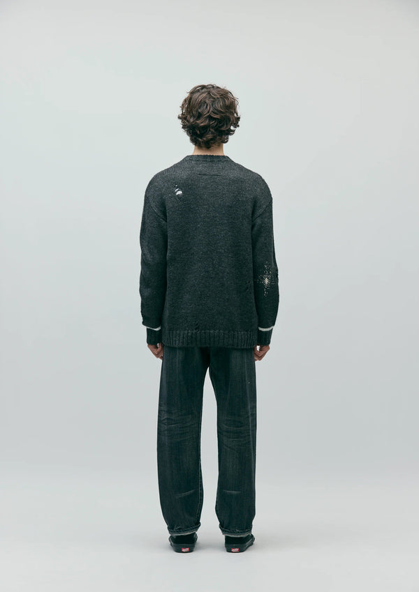 【NEIGHBORHOOD|ネイバーフッド】SAVAGE CREWNECK SWEATER/サベージクルーネックセーター(BLACK,GRAY) - STREAM【NEIGHBORHOOD|ネイバーフッド】SAVAGE CREWNECK SWEATER/サベージクルーネックセーター(BLACK,GRAY)STREAMGRAYM