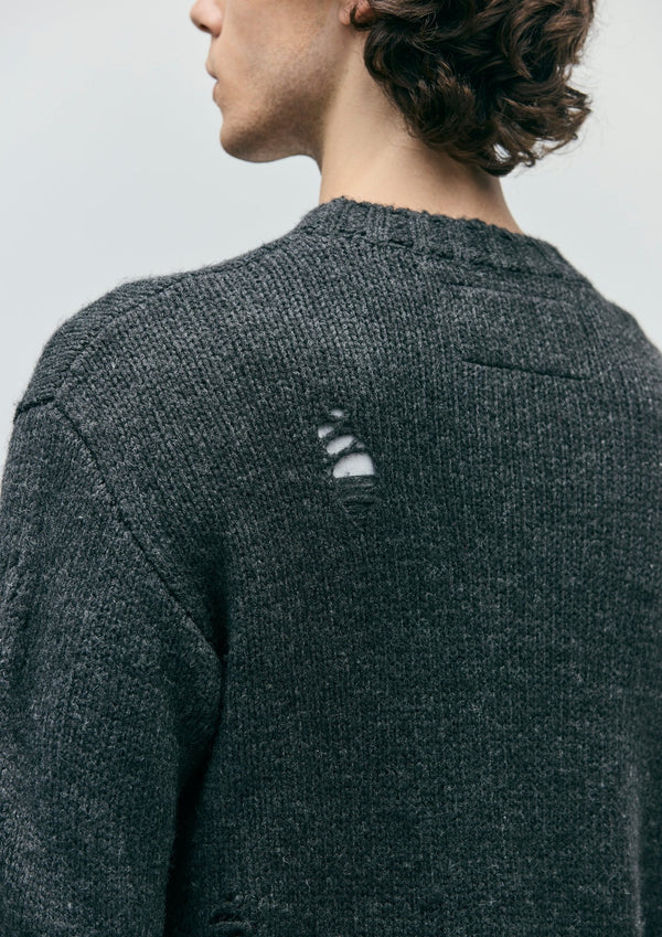 【NEIGHBORHOOD|ネイバーフッド】SAVAGE CREWNECK SWEATER/サベージクルーネックセーター(BLACK,GRAY) - STREAM【NEIGHBORHOOD|ネイバーフッド】SAVAGE CREWNECK SWEATER/サベージクルーネックセーター(BLACK,GRAY)STREAMGRAYM