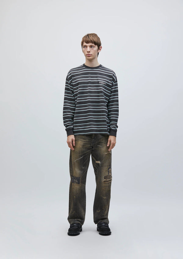 【NEIGHBORHOOD|ネイバーフッド】SAVAGE DENIM DP BASIC PANTS/サベージデニムDPベーシックパンツ(BLACK) - STREAM【NEIGHBORHOOD|ネイバーフッド】SAVAGE DENIM DP BASIC PANTS/サベージデニムDPベーシックパンツ(BLACK)STREAMS