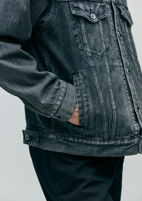 【NEIGHBORHOOD|ネイバーフッド】WASHED BLACK DENIM TYPE - 4 JACKET/ウォッシュドブラックデニムTYPE - 4ジャケット(BLACK) - STREAM【NEIGHBORHOOD|ネイバーフッド】WASHED BLACK DENIM TYPE - 4 JACKET/ウォッシュドブラックデニムTYPE - 4ジャケット(BLACK)STREAMBLACKS