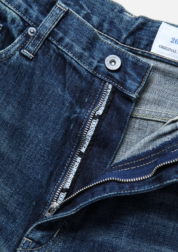 WASHED DENIM DP BASIC PANTS