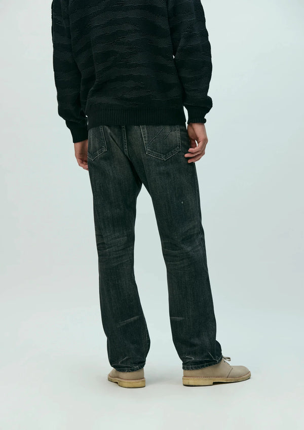 WASHED DENIM DP BASIC PANTS