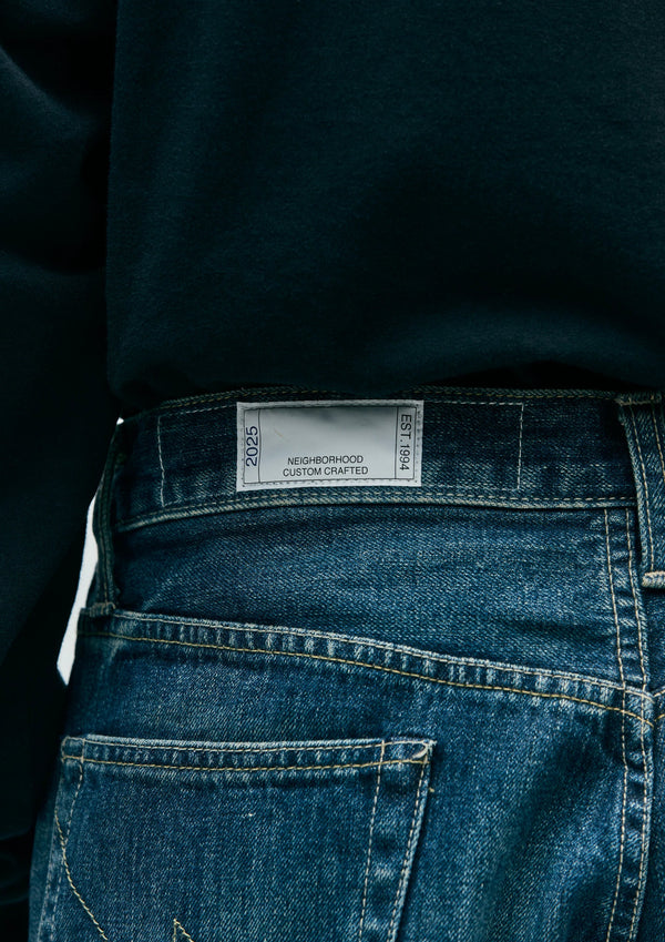 【NEIGHBORHOOD|ネイバーフッド】WASHED DENIM DP MID PANTS/ウォッシュドデニムDPミッドパンツ(INDIGO,BLACK) - STREAM【NEIGHBORHOOD|ネイバーフッド】WASHED DENIM DP MID PANTS/ウォッシュドデニムDPミッドパンツ(INDIGO,BLACK)STREAMBLACKS