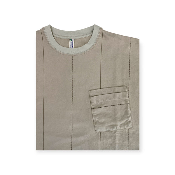 NOROLL|ノーロール UNEVENNESS L/S TEE(BEIGE) - STREAMNOROLL|ノーロール UNEVENNESS L/S TEE(BEIGE)STREAMM