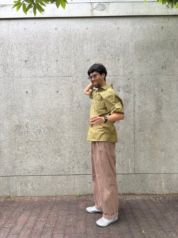 【NOROLL|ノーロール】DOT S/S SHIRT/ドット シャツ(OLIVE)