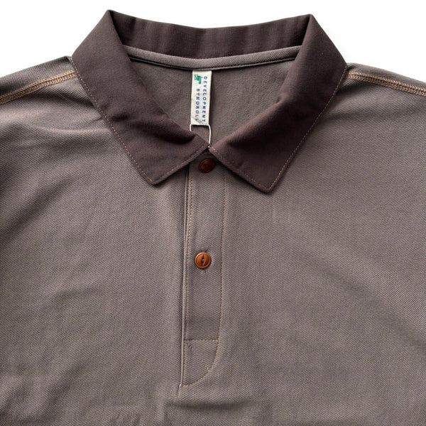 【NOROLL|ノーロール】DRY WASHI L/S POLO/ドライワシLSポロ(KUCHIBA) - STREAM【NOROLL|ノーロール】DRY WASHI L/S POLO/ドライワシLSポロ(KUCHIBA)STREAMKUCHIBAM