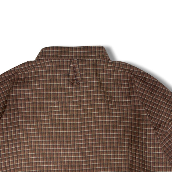 【NOROLL|ノーロール】NORMAL PANAMA L/S SHIRT(PANAMA CHECK) - STREAM