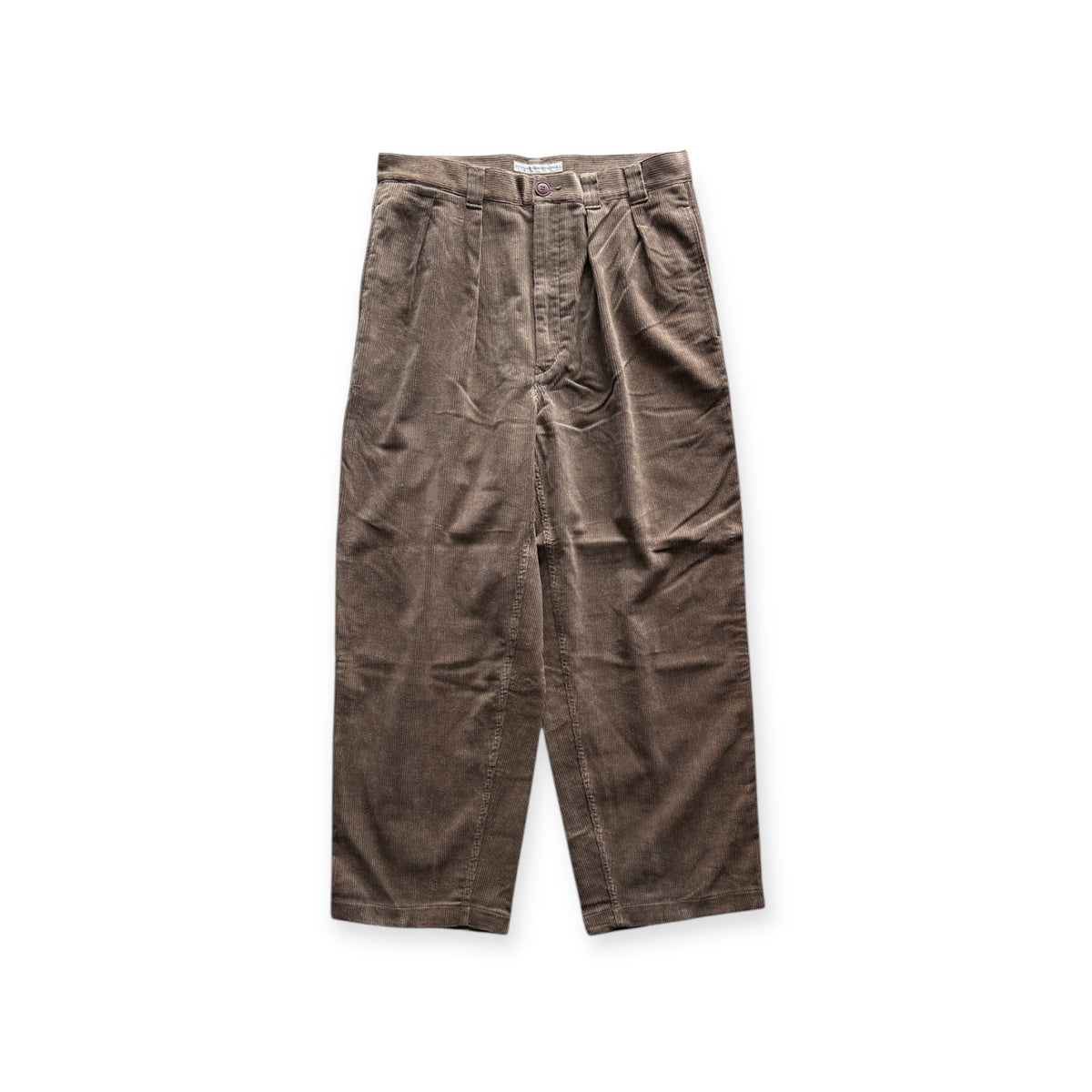 ノーロール THICKWALK CORDS PANTS リラックスボトムス ライムグリーン 