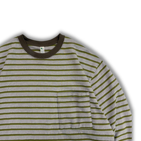 【NOROLL|ノーロール】UNEVENNESS L/S TEE/アンイーブンネスL/Sティー(GREEN , ORANGE) - STREAM【NOROLL|ノーロール】UNEVENNESS L/S TEE/アンイーブンネスL/Sティー(GREEN , ORANGE)STREAMGREENS