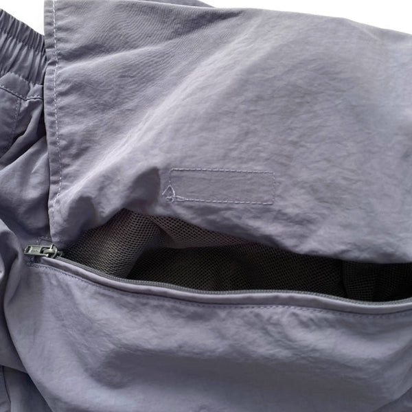 【迷迭香|マンネンロウ】NYLON HARVEST TRAINER/ナイロンハーベストトレーナー(GRY ライトグレー,DNM デニム,DGR ダークグレー,BLK ブラック) - STREAM【迷迭香|マンネンロウ】NYLON HARVEST TRAINER/ナイロンハーベストトレーナー(GRY ライトグレー,DNM デニム,DGR ダークグレー,BLK ブラック)STREAMDENIM0(XS)