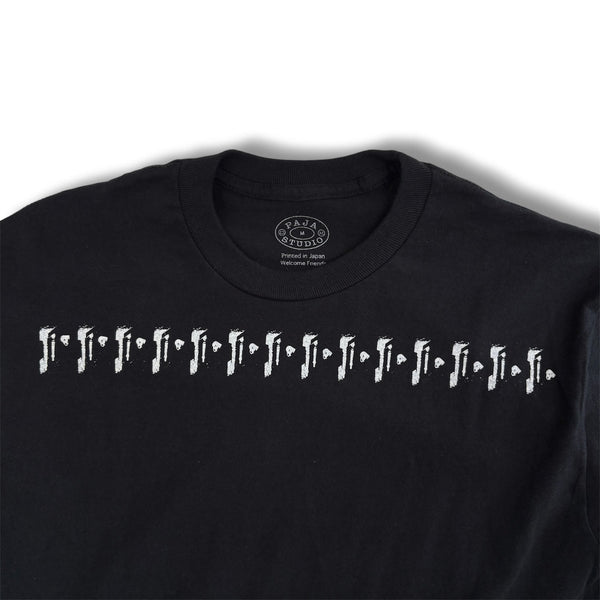 【PAJA STUDIO|パハ スタジオ】FRAME L/S TEE/フレームロングスリーブTシャツ(ASH , BLACK) 正規取扱店舗 公式オンライン通販 島根 松江 26FW シルクスクリーン