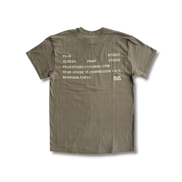 【PAJA STUDIO|パハ スタジオ】STUDIO TEE/スタジオ Tシャツ(LIGHT BROWN) - STREAM【PAJA STUDIO|パハ スタジオ】STUDIO TEE/スタジオ Tシャツ(LIGHT BROWN)STREAMLIGHT BROWNS