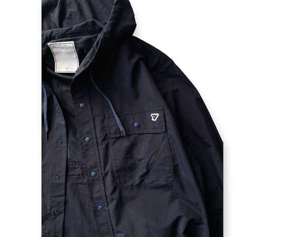 【PAPERSKY WEAR|ペーパースカイウェア】HIKE&BIKE BIG TUSSER HOODED/ハイク&バイク ビックタッサーフーデッド(NAVY) - STREAM【PAPERSKY WEAR|ペーパースカイウェア】HIKE&BIKE BIG TUSSER HOODED/ハイク&バイク ビックタッサーフーデッド(NAVY)STREAMS