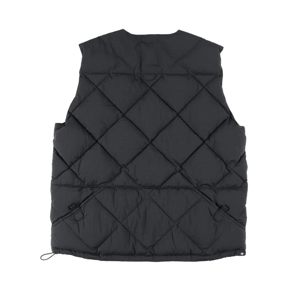 【PAPERSKY WEAR|ペーパースカイウェア】MIDDEL LAYER DOWN VEST/ミドルレイヤーダウンベスト(BLACK) - STREAM【PAPERSKY WEAR|ペーパースカイウェア】MIDDEL LAYER DOWN VEST/ミドルレイヤーダウンベスト(BLACK)STREAMS