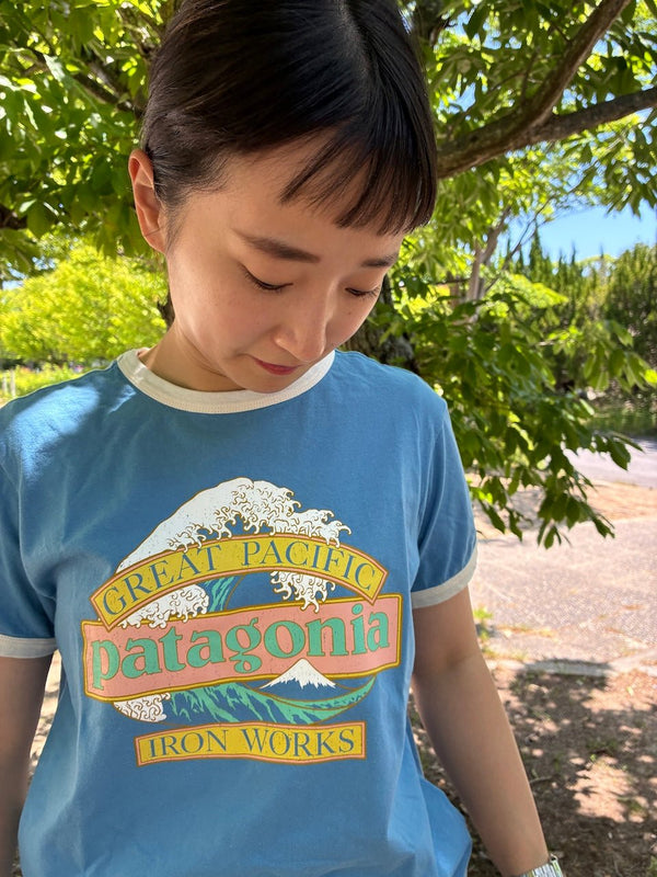 【PATAGONIA|パタゴニア】W'S GREAT WAVES RINGER TEE/ウィメンズ グレートウェーブス リンガーティー(LMZ , SHRB) - STREAM【PATAGONIA|パタゴニア】W'S GREAT WAVES RINGER TEE/ウィメンズ グレートウェーブス リンガーティー(LMZ , SHRB)STREAMSHRBS