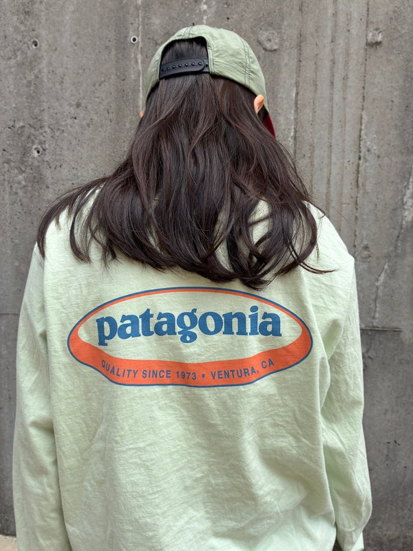 【PATAGONIA|パタゴニア】W'S L/S '95 OVAL LOGO EASY CUT T - SHIRT/ウィメンズ L/S '95 オーバルロゴ イージーカットTシャツ(UDNL , LNGR) - STREAM【PATAGONIA|パタゴニア】W'S L/S '95 OVAL LOGO EASY CUT T - SHIRT/ウィメンズ L/S '95 オーバルロゴ イージーカットTシャツ(UDNL , LNGR)STREAMLNGRXS