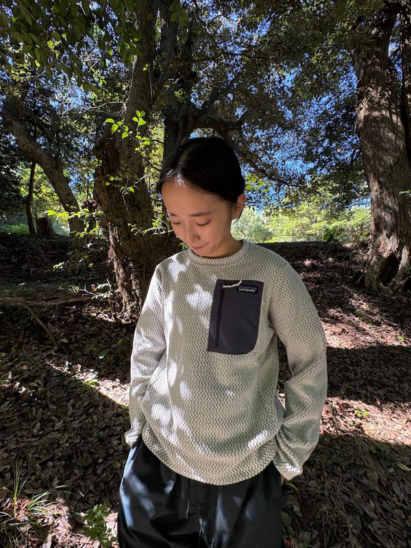 【PATAGONIA|パタゴニア】W'S R1 AIR CREW/ウィメンズR1エアクルー(WLWT , BLK) - STREAM【PATAGONIA|パタゴニア】W'S R1 AIR CREW/ウィメンズR1エアクルー(WLWT , BLK)STREAMBLKXS