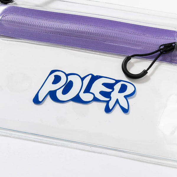 【POLER|ポーラー】HIGH&DRY PVC CLEAR MOBILE SACOCHE/ハイ&ドライPVCクリアモバイルサコッシュ(ORANGE,BLACK,PURPLE) - STREAM【POLER|ポーラー】HIGH&DRY PVC CLEAR MOBILE SACOCHE/ハイ&ドライPVCクリアモバイルサコッシュ(ORANGE,BLACK,PURPLE)STREAMパープル