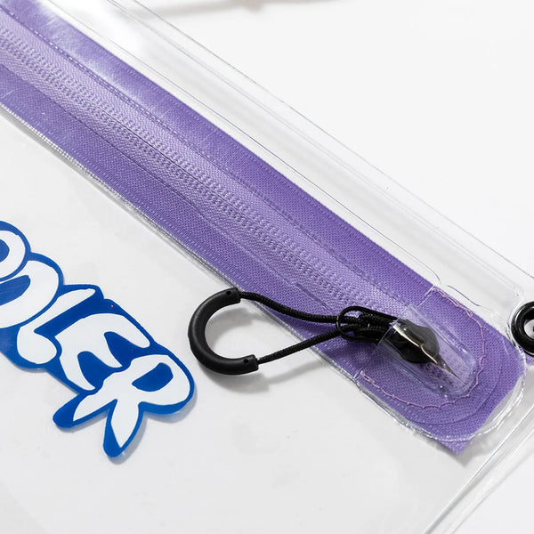 【POLER|ポーラー】HIGH&DRY PVC CLEAR MOBILE SACOCHE/ハイ&ドライPVCクリアモバイルサコッシュ(ORANGE,BLACK,PURPLE) - STREAM【POLER|ポーラー】HIGH&DRY PVC CLEAR MOBILE SACOCHE/ハイ&ドライPVCクリアモバイルサコッシュ(ORANGE,BLACK,PURPLE)STREAMパープル