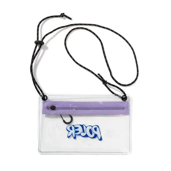 【POLER|ポーラー】HIGH&DRY PVC CLEAR MOBILE SACOCHE/ハイ&ドライPVCクリアモバイルサコッシュ(ORANGE,BLACK,PURPLE) - STREAM【POLER|ポーラー】HIGH&DRY PVC CLEAR MOBILE SACOCHE/ハイ&ドライPVCクリアモバイルサコッシュ(ORANGE,BLACK,PURPLE)STREAMパープル